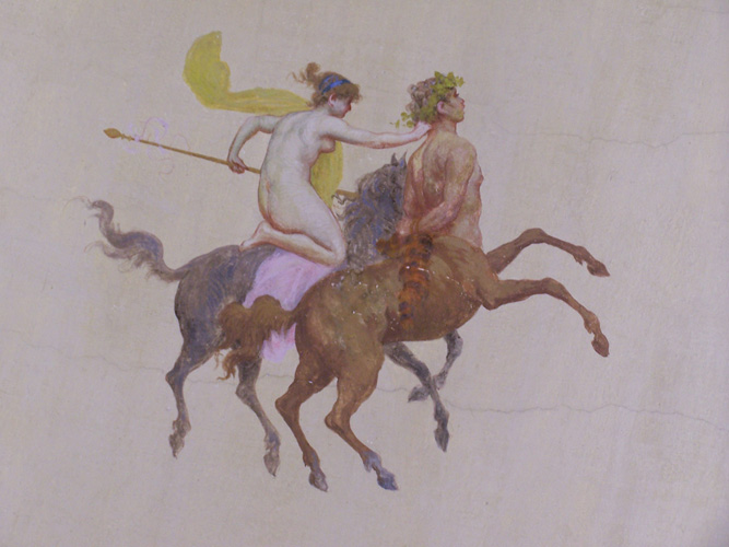 Pallade doma il centauro